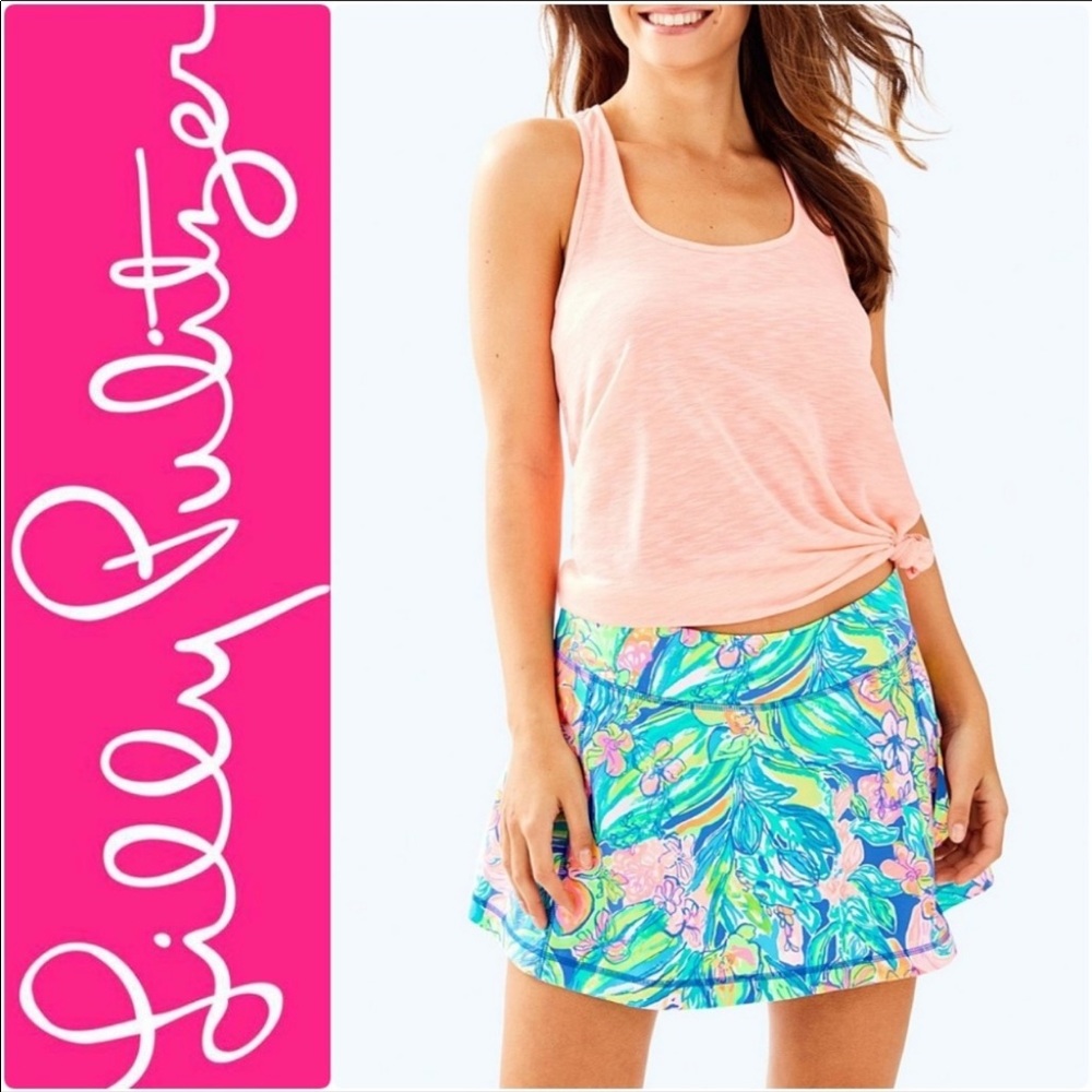 Lilly Pulitzer MEDIUM Luxletic skort NEW - Picture 7 of 11